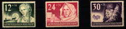 Generalgouvernement 56-58 Postfrisch #NB826 - Occupation 1938-45