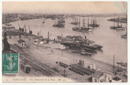 33 . Bordeaux . Vue D'ensemble Sur La Rade . Bateaux . 1915 - Bordeaux