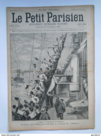 Le Petit Parisien N°446 – 22 Aout 1897 – Le Salut Des Marins – Navire « Pothuau » - Tsar Au Débarcadère De Peterhot - 1850 - 1899