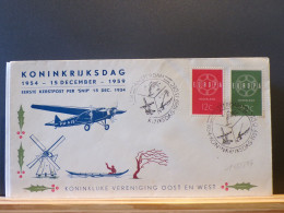 105/897  1° VLUCHT KLM  1959 - Luftpost