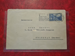 Lettre / Carte   1952   SAARBRUCKEN     FLAMME 1 INTERNATIONALE MOTIV BRIEFMARKE SAAR VOLKSHILFE  DALAY 280 - Sonstige & Ohne Zuordnung