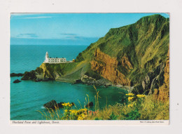 ENGLAND - Hartland Point And Lighthouse Used Postcard - Autres & Non Classés