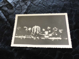 C-329 , Carte-photo, Nancy,  Feu D'artifice Sur La Fête Foraine - Nancy