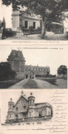 Lot 5 CPA Conflans Sainte Honorine Aile Gauche Château Prieuré De Mr Gevelot L' Eglise Vitrail La Chapelle - Conflans Saint Honorine