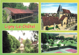 FRANCE - Ligny Le Châtel - Vues Sur Le Bief - Eglise XII Et XVIeme Siècle - Le Camping - Carte Postale - Ligny Le Chatel