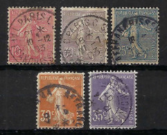 FRANCE Ca.1900-10:  Lot D' Obl. "Paris-Affranchissements" - Used Stamps