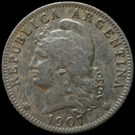 LaZooRo: Argentina 20 Centavos 1907 XF - Argentine