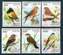 Togo 1996 Exotic Birds  Y.T. 1511/1516 (0) - Togo (1960-...)