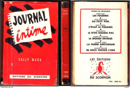 C1 Raymond QUENEAU Sally Mara JOURNAL INTIME EO Scorpion 1950 Port Inclus France - Sonstige & Ohne Zuordnung