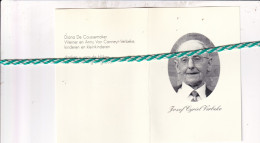 Jozef Cyriel Verbeke-De Coussemaker, Brugge 1914, Sijsele-Damme 2002. Foto - Overlijden