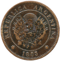 LaZooRo: Argentina 1 Centavo 1883 VF - Argentina