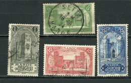 MAROC: VUES N° Yvert 63+66+67+70 Obli. - Used Stamps