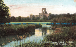 R677968 Kirkstall Abbey From The River. 1907 - Mundo