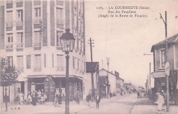 93 - LA COURNEUVE - Rue Des Peupliers (Angle De La Route De Flandre) - La Courneuve