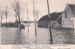 HAMME  - Overstromingen Te Hamme Maart 1906 -  Eene Straat Te "Drij Goten - Une Rue A Drij Goten - Hamme