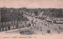 62 -  CALAIS - Panorama Pris Du Theatre - Calais