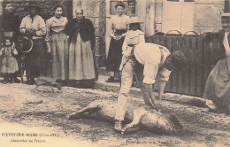 21 - Cote D'or - VEUVEY  Sur OUCHE - Charcutier Au Travail -    Reproduction Cecodi - Autres & Non Classés