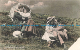 R677972 Two Couples Are Sitting In A Meadow. J. Welch. 1907 - Mundo