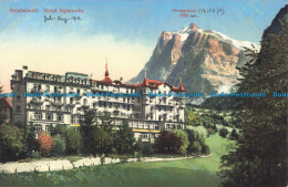 R678943 Grindelwald. Hotel Alpenruhe. Wetterhorn. Brienz. 1912 - Mundo