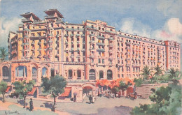 06 - NICE - Hotel Majestic - Illustrateur Signé - Aquarelle  - Cafés, Hotels, Restaurants