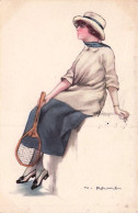 Sport - TENNIS - Illustrateur N. Rame   - Femme Au Tennis - 1921 - Tennis