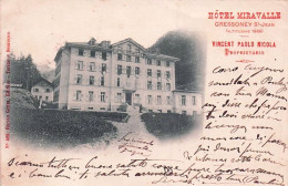 Val D'Aosta - Gressoney-Saint-Jean - Hotel Miravalle - 1901 - Altri & Non Classificati