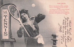 Sport - TENNIS - Illustrateur Bergeret - Le Tennis - Les Jeux - 1903 - Tennis