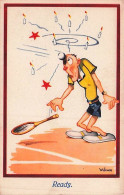 Sport - TENNIS - Illustrateur Wilcar - " READY " - Tennis