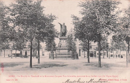 GENT - GAND -  Le Marché Du Vendredi Et Le Monument Jacques Van Arteveide Assassiné Le 24 Juillet 1345 - Gent