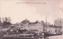 80  - Vue Du Fort De HAM Pris De L'écluse De La Rue De Noyon - Péniche - Ham