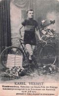 Vélo - Cyclisme - Coureur Cycliste Belge - Karel Verbist - Charelke Wereldrecordman Kampioen Van Belgie Wielrenner - Wielrennen