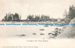 R677982 Strandparti Fran Wasa Skargard. Adolf Gumerus Bokhandel. 1905 - Mundo