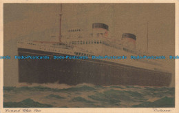 R678953 Britannic. Cunard White Star. Postcard - Monde