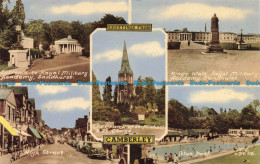 R678955 Greetings From Camberley. High Street. Blue Pool. The Church Of St. Mich - Mundo