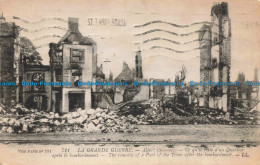 R677995 Albert. Somme. The Remains Of A Part Of The Town After The Bombardment. - Mondo