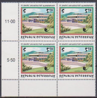 1995 , Mi 2171 ** (2) - 4 Er Block Postfrisch - 25 Jahre Universität Klagenfurt - Unused Stamps