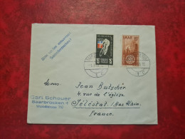 Lettre / Carte   1955    SAARBRUCKEN  SAAR DALAY 338 ET 339 - Autres & Non Classés