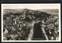 AK Tübingen A. N., Ortsansicht Mit Brücken, Fliegeraufnahme  - Tuebingen