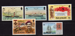 Ile De Man (1981-82) - Britisch Legion - Steam Packet - - Neufs**- MNH - Man (Insel)