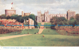 R678989 Windsor Castle From The Long Walk. Photochrom. 1955 - Monde