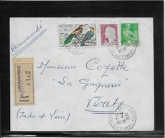 Thème Oiseaux - France Oblitération - Enveloppe - Mechanical Postmarks (Advertisement)