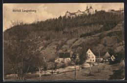 AK Langenburg, Teilansicht Des Ortes Mit Schloss  - Other & Unclassified