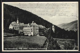 AK Bad Blankenburg /Th., Sanatorium Schwarzeck  - Bad Blankenburg