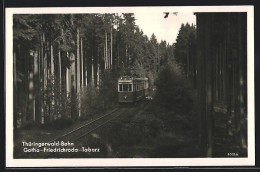 AK Gotha, Thüringerwald-Bahn Gotha-Friedrichroda-Tabarz, Strassenbahn  - Tramways