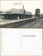 Postcard Des Plaines Illinois RAIL ROAD STATION Bahnhof 1956 - Sonstige & Ohne Zuordnung