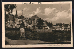 AK Schierke /Harz, Hotel Fürst Zu Stolberg Mit Umgebung, Litfasssäule  - Stolberg (Harz)