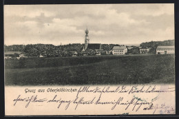AK Oberfeldkirchen, Panorama Mit Kirche Von Einem Feld Aus  - Other & Unclassified