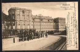 AK Mannheim, Am Schloss, Rheinseite  - Mannheim