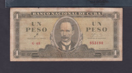 CUBA 1 PESO 1961 F/BC Firma Del Che Guevara - Kuba