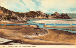 R679017 Gower. Three Cliffs Bay And Stepping Stones - Monde